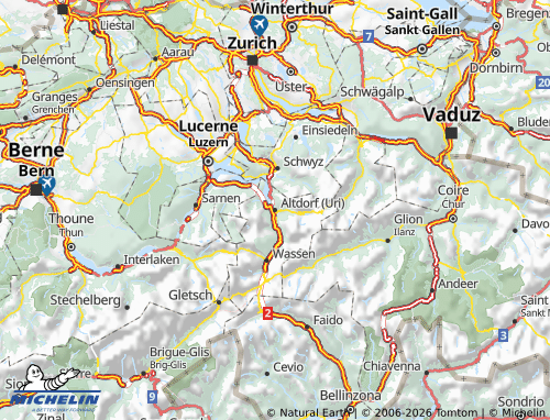 Mappa MICHELIN Uri - ViaMichelin