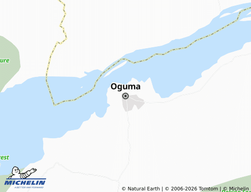 Carte MICHELIN Oguma - ViaMichelin