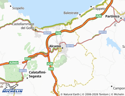 Mappa MICHELIN Alcamo - ViaMichelin