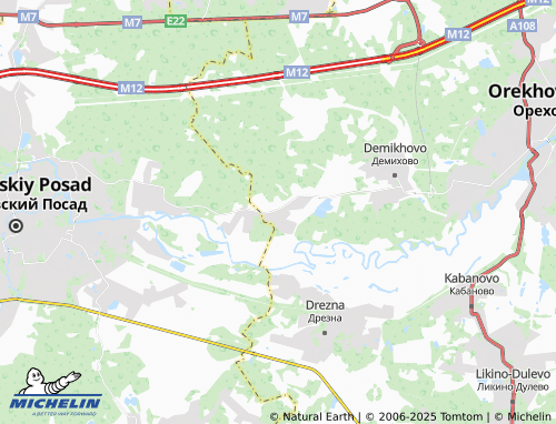 MICHELIN Krasnaya Dubrava map - ViaMichelin
