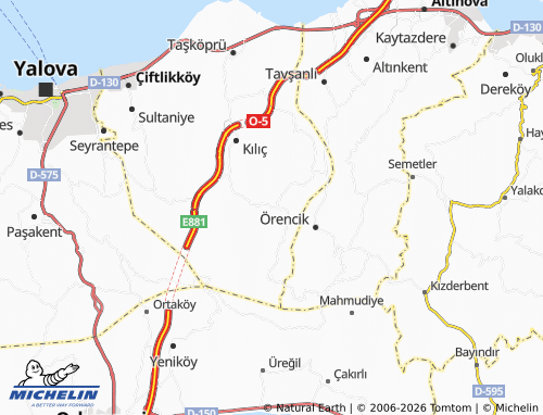Mappa MICHELIN Çukurköy - ViaMichelin