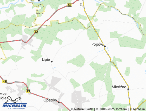 Mapa MICHELIN Rębielice Szlacheckie - ViaMichelin