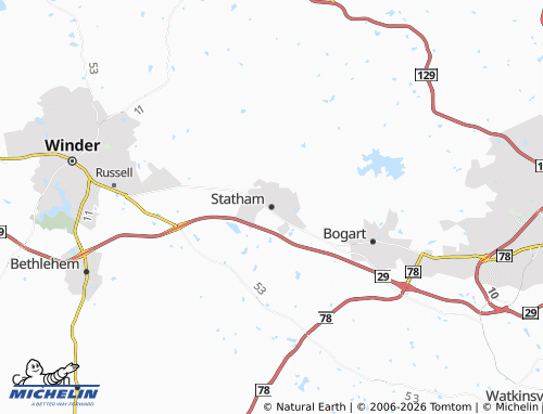 Mapa MICHELIN Statham - ViaMichelin