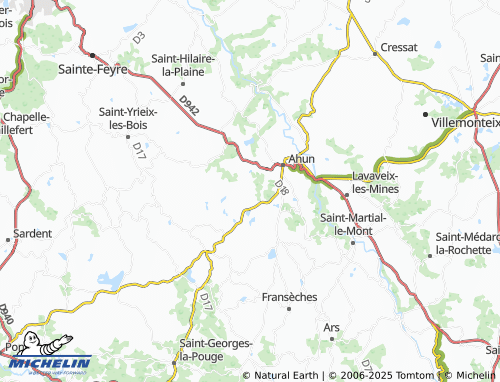 Carte MICHELIN Molles - ViaMichelin