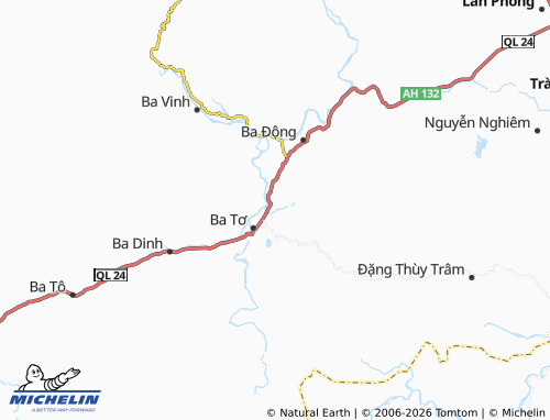 Mapa MICHELIN Ba Cung - ViaMichelin