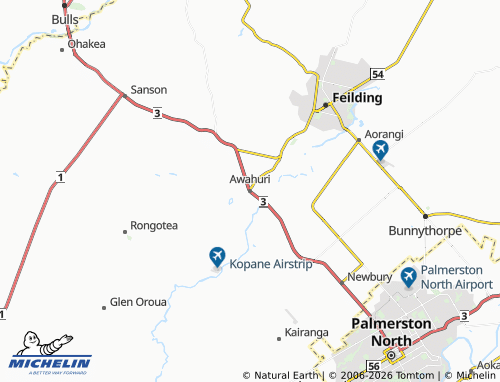 Mapa MICHELIN Awahuri - ViaMichelin
