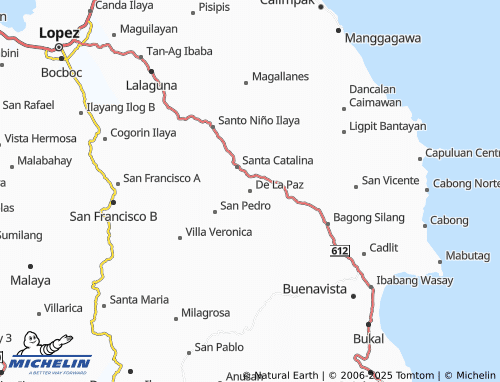 MICHELIN-Landkarte De La Paz - ViaMichelin