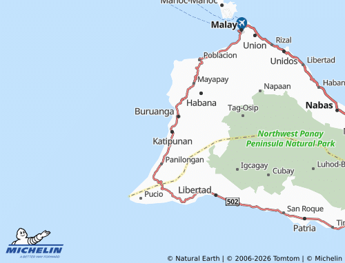 MICHELIN Katipunan map - ViaMichelin