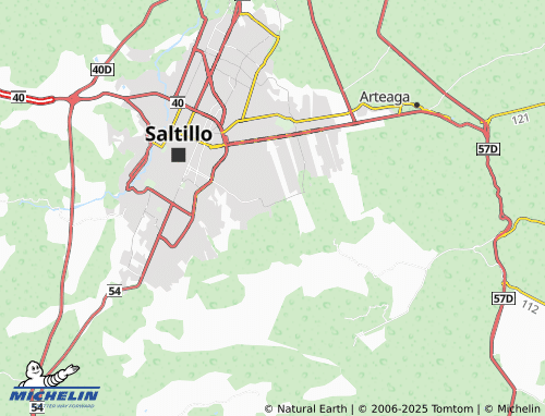 MICHELIN Parajes de La Sierra map - ViaMichelin