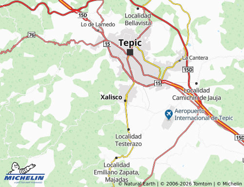 Mappa MICHELIN Vicente Guerrero - ViaMichelin