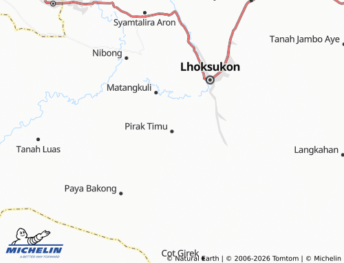 MICHELIN Pirak Timu map - ViaMichelin