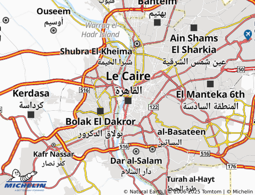 MICHELIN El Ismailia map - ViaMichelin