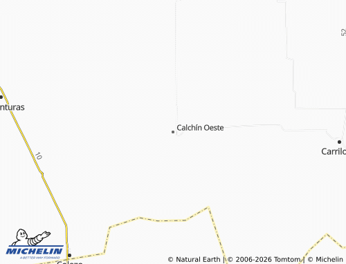 MICHELIN Calchín Oeste map - ViaMichelin