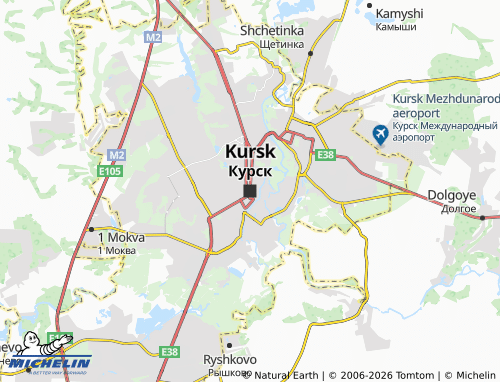 Carte MICHELIN Kursk - ViaMichelin