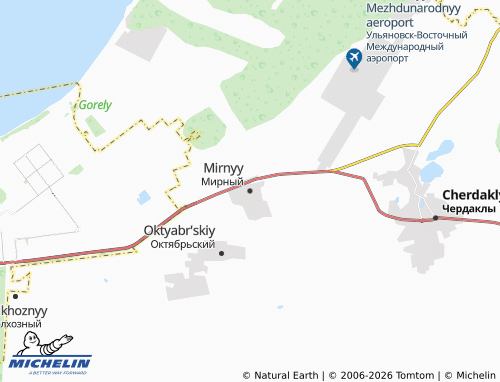 MICHELIN-Landkarte Mirnyy - ViaMichelin