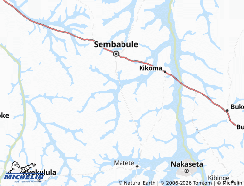MICHELIN Mateete map - ViaMichelin