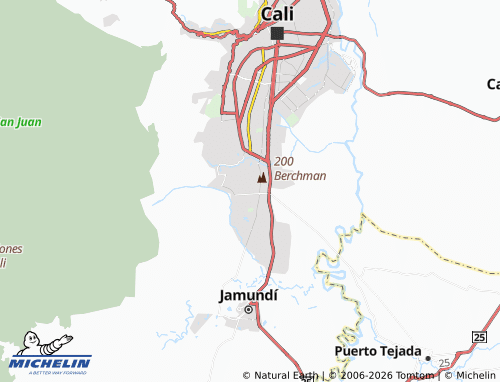 Carte MICHELIN Parcelaciones Pance - ViaMichelin
