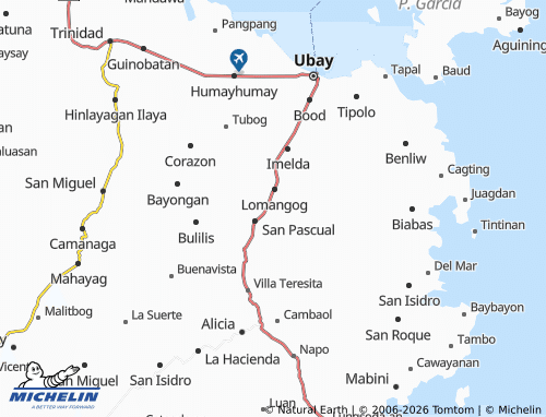 MICHELIN Bongbong map - ViaMichelin