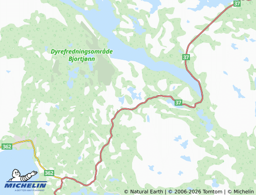 MICHELIN Storhaug map - ViaMichelin
