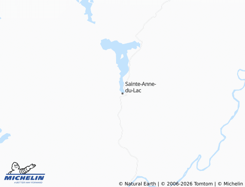 MICHELIN-Landkarte Sainte-Anne-du-Lac - ViaMichelin