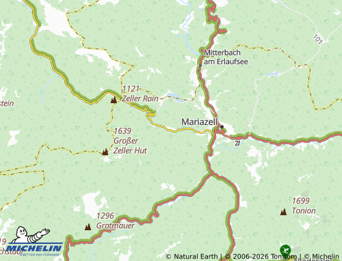 MICHELIN Grünau map - ViaMichelin