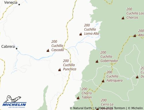 Carte MICHELIN Tunal Bajo - ViaMichelin