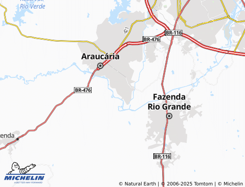 MICHELIN Campina da Barra map - ViaMichelin