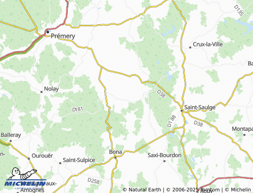 MICHELIN-Landkarte Sainte-Marie - ViaMichelin