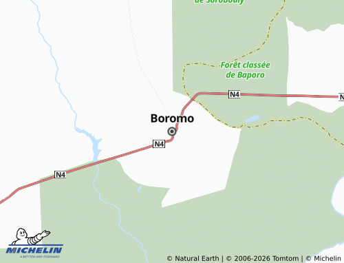 Mappa MICHELIN Boromo - ViaMichelin