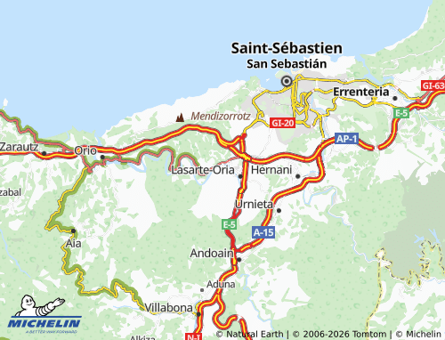 Mappa MICHELIN Zubieta - ViaMichelin