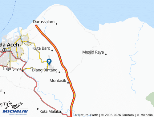 MICHELIN Data Makmur map - ViaMichelin