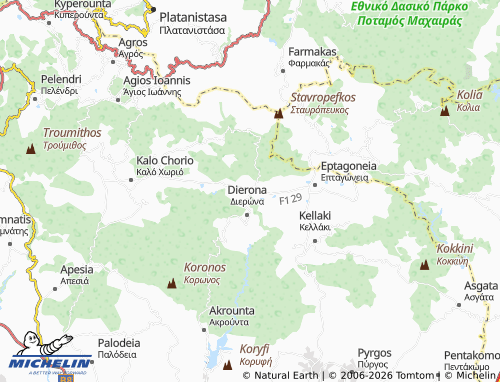 Mapa MICHELIN Arakapas - ViaMichelin