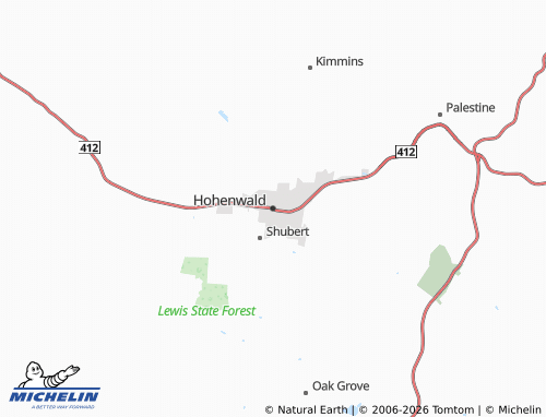 Mapa MICHELIN Hohenwald - ViaMichelin