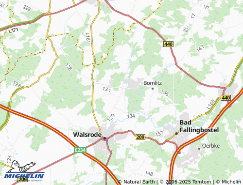 MICHELIN Cordingen map - ViaMichelin