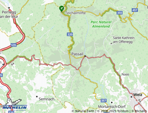 MICHELIN-Landkarte Tober - ViaMichelin