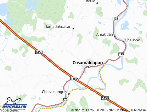 Mappa MICHELIN Chicalpextle Centro - ViaMichelin