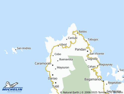 MICHELIN Bagawang map - ViaMichelin