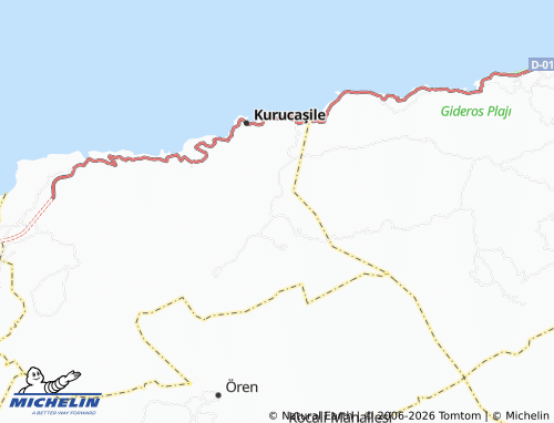 MICHELIN-Landkarte İlyasgeçidi - ViaMichelin
