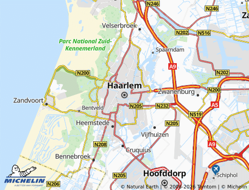 Mapa MICHELIN Haarlem - ViaMichelin