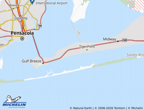 Carte MICHELIN Oriole Beach - ViaMichelin