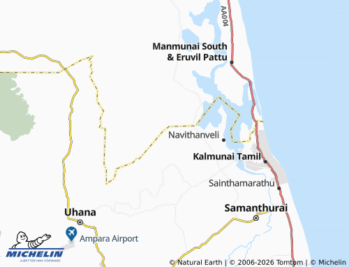 Mappa MICHELIN Annamalai 03 - ViaMichelin