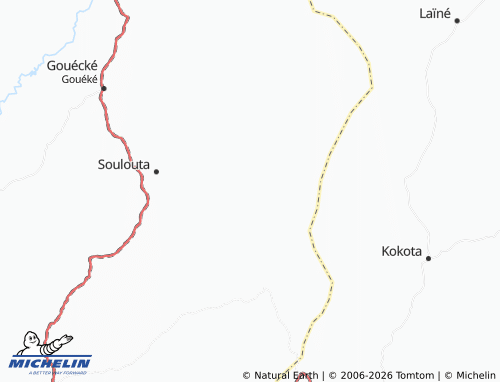 MICHELIN Gpagalai map - ViaMichelin