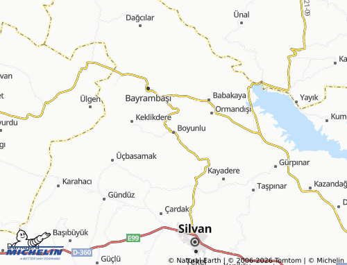 MICHELIN Boyunlu map - ViaMichelin