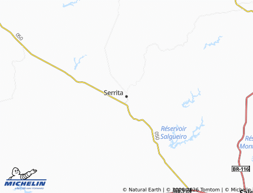 Carte MICHELIN Serrita - ViaMichelin