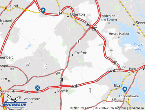 Mappa MICHELIN Crofton - ViaMichelin