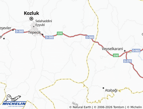 MICHELIN Taşlık map - ViaMichelin