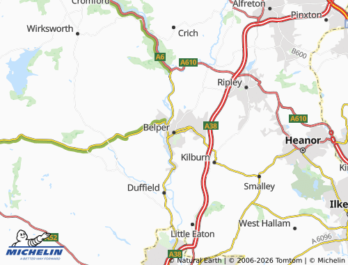 Carte MICHELIN Belper - ViaMichelin