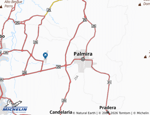 Carte MICHELIN Urbanización Llano Grande - ViaMichelin