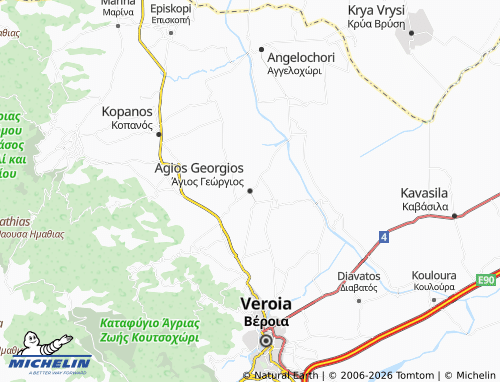 Carte MICHELIN Agios Georgios - ViaMichelin