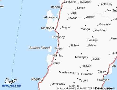 MICHELIN Bugas map - ViaMichelin
